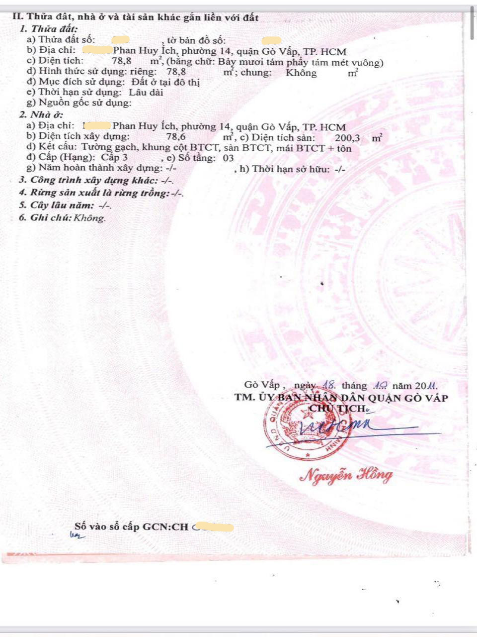 Bán nhà Phan Huy Ích P. 14 Q. Gò Vấp, 3T, giá giảm còn 7.x tỷ - Ảnh 3